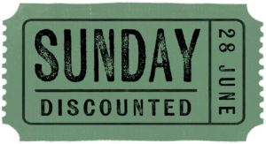 Sunday Discounted Ticket