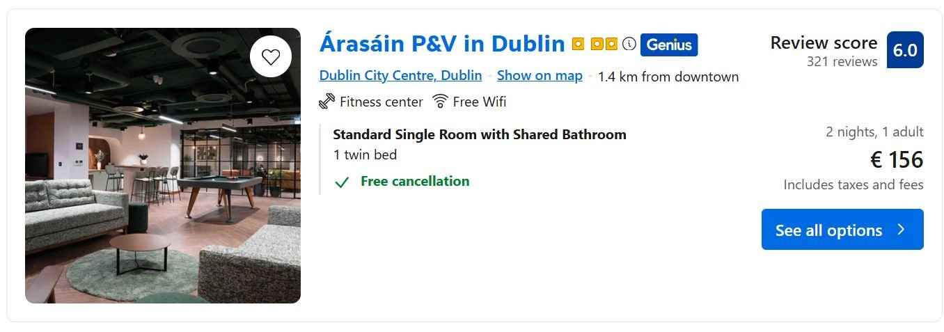 Árasáin P&V in Dublin